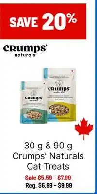Ren’s Pets Depot Crumps' Naturals Cat Treats offer