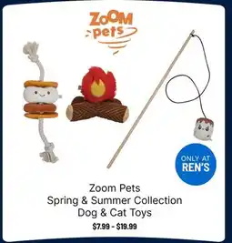 Ren’s Pets Depot Zoom Pets Spring & Summer Collection Dog & Cat Toys offer