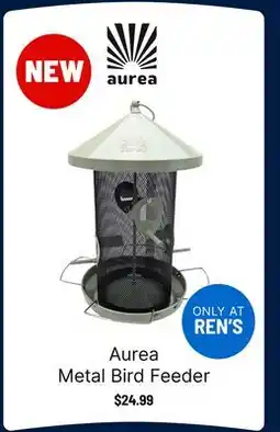 Ren’s Pets Depot Aurea Metal Bird Feeder offer