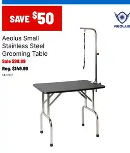 Ren’s Pets Depot Aeolus Small Stainless Steel Grooming Table offer