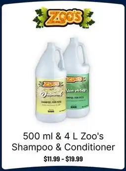 Ren’s Pets Depot Zoo's Shampoo & Conditioner offer