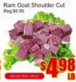 Fu Yao Supermarket Ram Goat Shoulder Cut offer