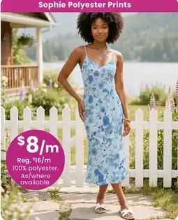 Fabricland Sophie Polyester Prints offer