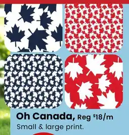 Fabricland Oh Canada offer