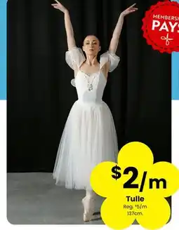 Fabricland Tulle offer