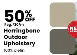 Fabricland Herringbone Outdoor Upholstery offer