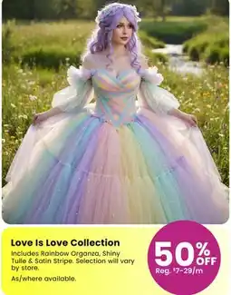 Fabricland Love Is Love Collection offer