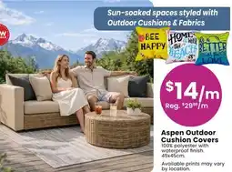 Fabricland Aspen Outdoor Cushion offer
