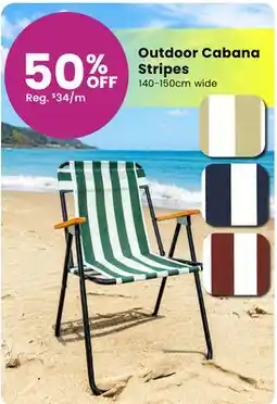 Fabricland Outdoor Cabana Stripes offer