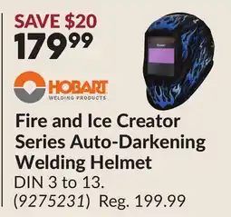 Princess Auto Fire and Ice Creator Series Auto-Darkening Welding Helmet offer