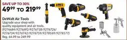 Princess Auto DeWalt Air Tools offer