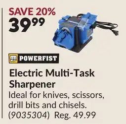 Princess Auto Electric Multi-Task Sharpener offer