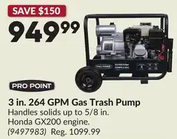 Princess Auto 3 in. 264 GPM Gas Trash Pump offer