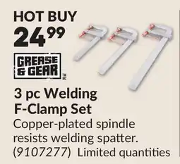 Princess Auto 3 pc Welding F-Clamp Set offer