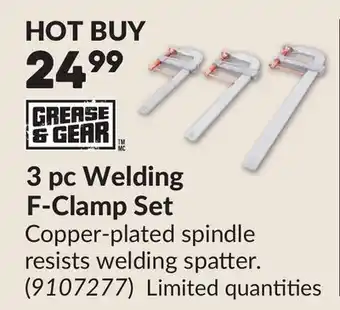 Princess Auto 3 pc Welding F-Clamp Set offer