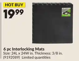 Princess Auto 6 pc Interlocking Mats offer