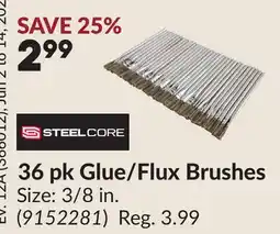 Princess Auto 36 pk Glue Flux Brushes offer