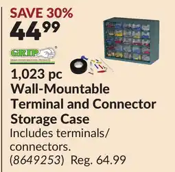 Princess Auto 1,023 pc Wall-Mountable Terminal and Connector Storage Case offer