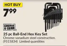 Princess Auto 25 pc Ball-End Hex Key Set offer