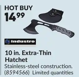 Princess Auto 10 in. Extra-Thin Hatchet offer