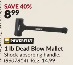 Princess Auto 1 lb Dead Blow Mallet offer