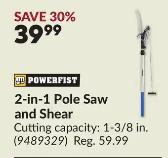 Princess Auto 2-in-1 Pole Saw and Shear offer