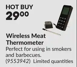Princess Auto Wireless Meat Thermometer offer