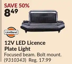 Princess Auto 12V LED Licence Plate Light offer