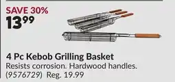 Princess Auto 4 Pc Kebob Grilling Basket offer