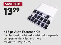 Princess Auto 415 pc Auto Fastener Kit offer
