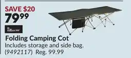 Princess Auto Folding Camping Cot offer