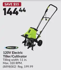 Princess Auto 120V Electric Tiller/Cultivator offer