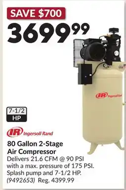 Princess Auto 80 Gallon 2-Stage Air Compressor offer