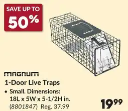 Princess Auto 1-Door Live Traps offer