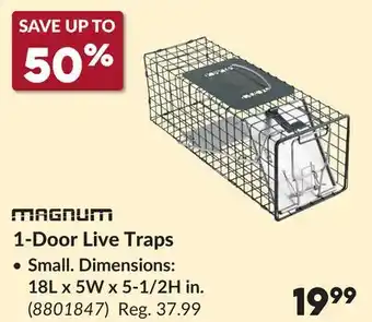 Princess Auto 1-Door Live Traps offer