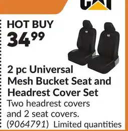 Princess Auto 2 pc Universal Mesh Bucket Seat and Headrest Cover Set offer