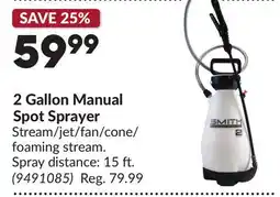 Princess Auto 2 Gallon Manual Spot Sprayer offer