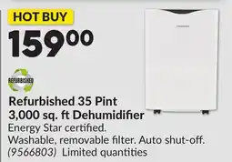 Princess Auto Refurbished 35 Pint 3,000 sq. ftDehumidifier offer