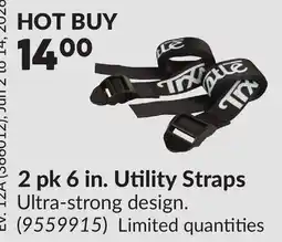 Princess Auto 2 pk 6 in. Utility Straps offer