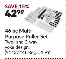 Princess Auto 46 pc Multi- Purpose Puller Set offer