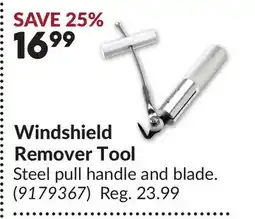 Princess Auto Windshield Remover Tool offer