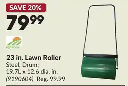 Princess Auto 23 in. Lawn Roller offer