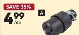Princess Auto 15A 125V Rubber Plugs/Connectors offer