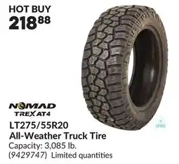 Princess Auto LT275/55R20 All-Weather Truck Tire offer