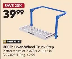 Princess Auto 300 lb Over-Wheel Truck Step offer