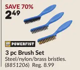 Princess Auto 3 pc Brush Set offer