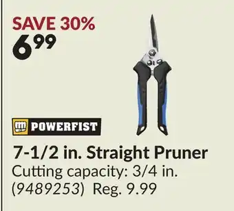 Princess Auto 7-1/2 in. Straight Pruner offer
