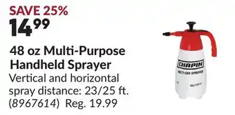 Princess Auto 48 oz Multi-Purpose Handheld Sprayer offer