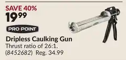Princess Auto Dripless Caulking Gun offer
