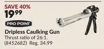Princess Auto Dripless Caulking Gun offer